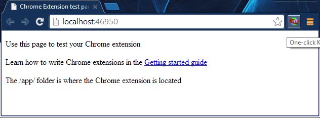Chrome Extension Page